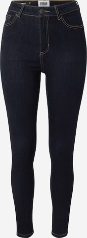 Urban Classics Skinny Jeans in Blauw: voorkant