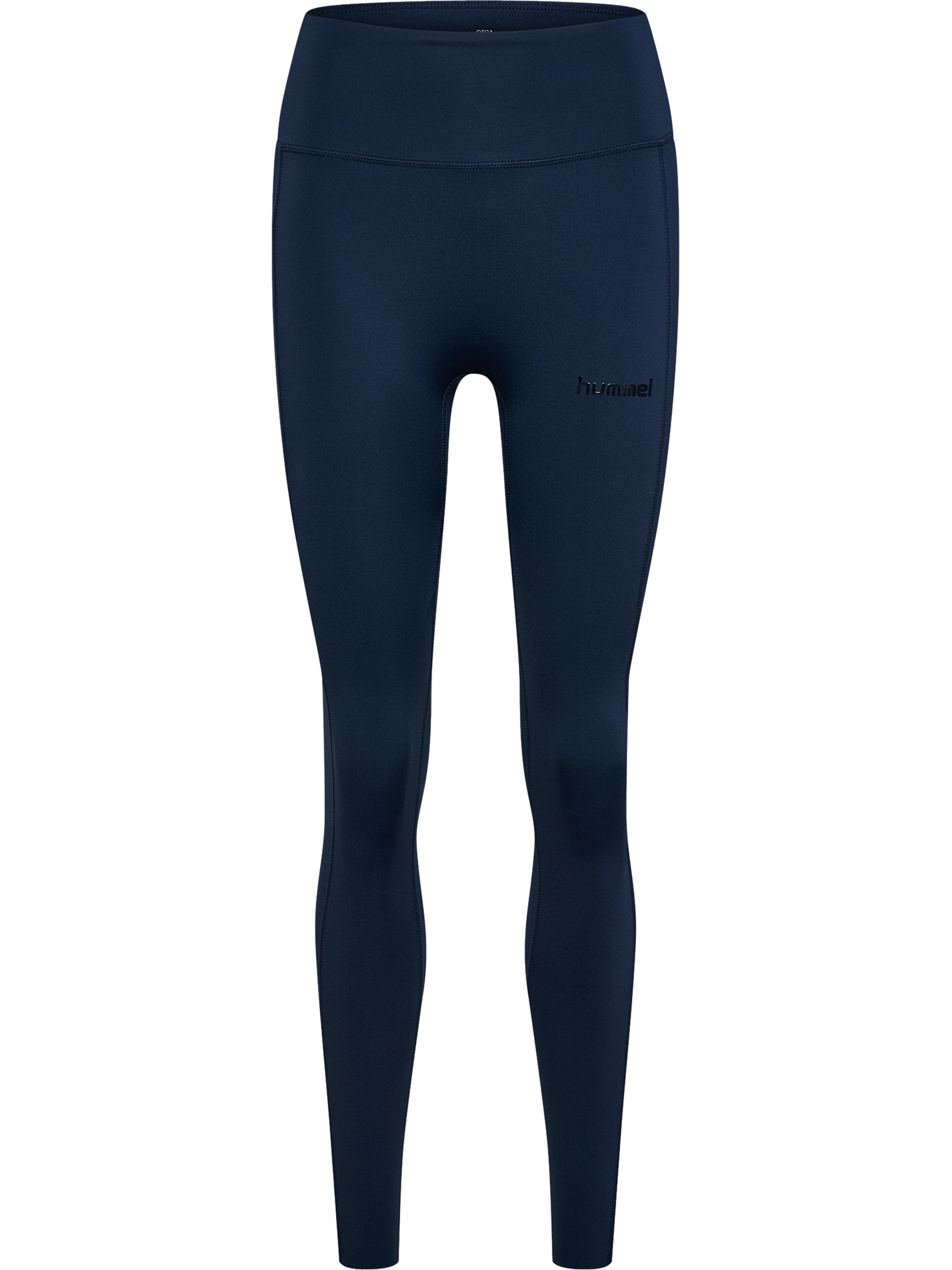 Hummel Skinny Sportbroek in Blauw: voorkant