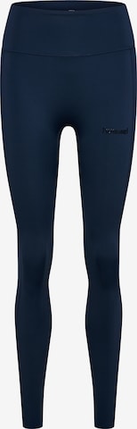 Hummel Skinny Sportsbukser i blå: forside