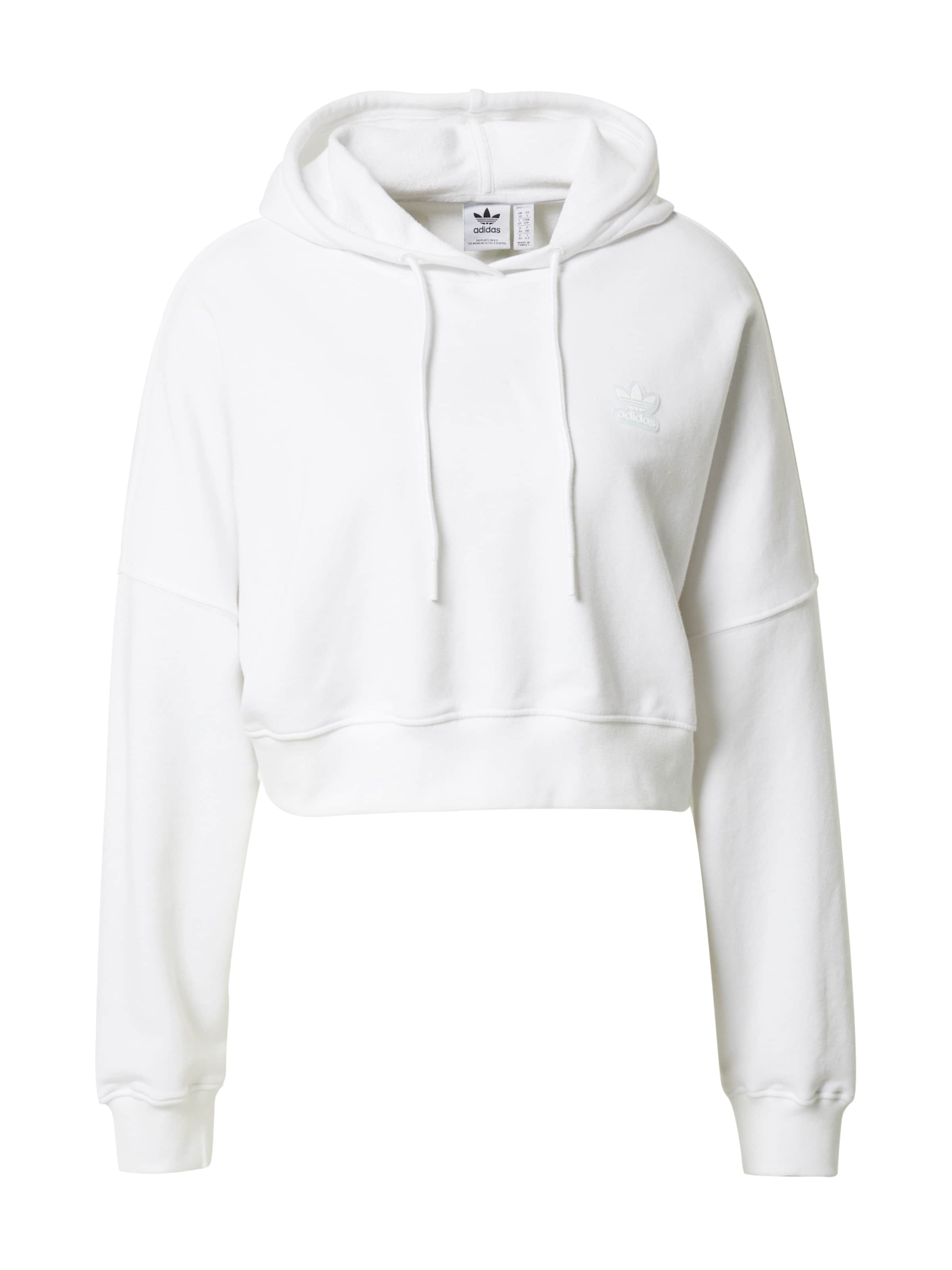 ADIDAS ORIGINALS Sweatshirt in White: front