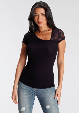 MELROSE T-Shirt in Schwarz: Vorderseite