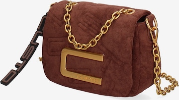 Borsa a spalla di Custo Barcelona in marrone: frontale