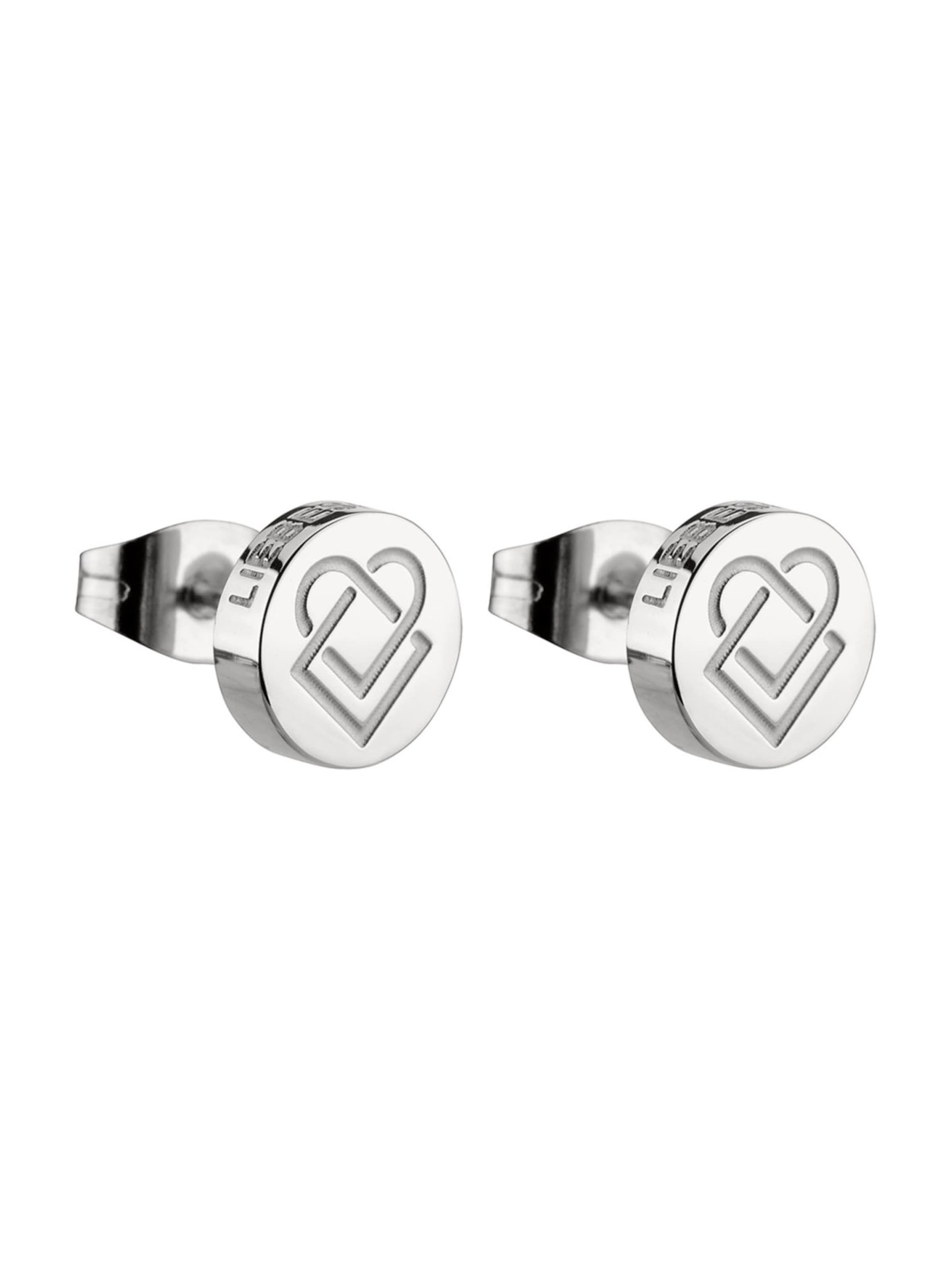 Boucles d'oreilles Liebeskind Berlin en argent : devant