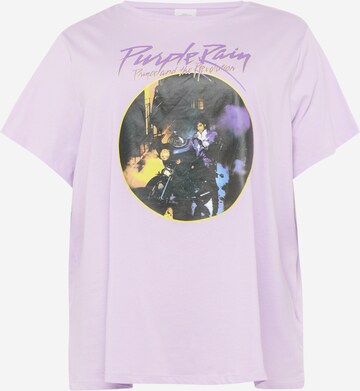 ONLY Carmakoma Shirt in Purple: front