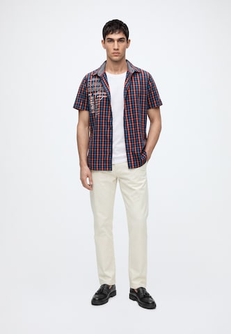 CAMP DAVID - Slim Fit Camisa em laranja