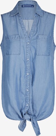 Navigazione Blouse in Blauw: voorkant