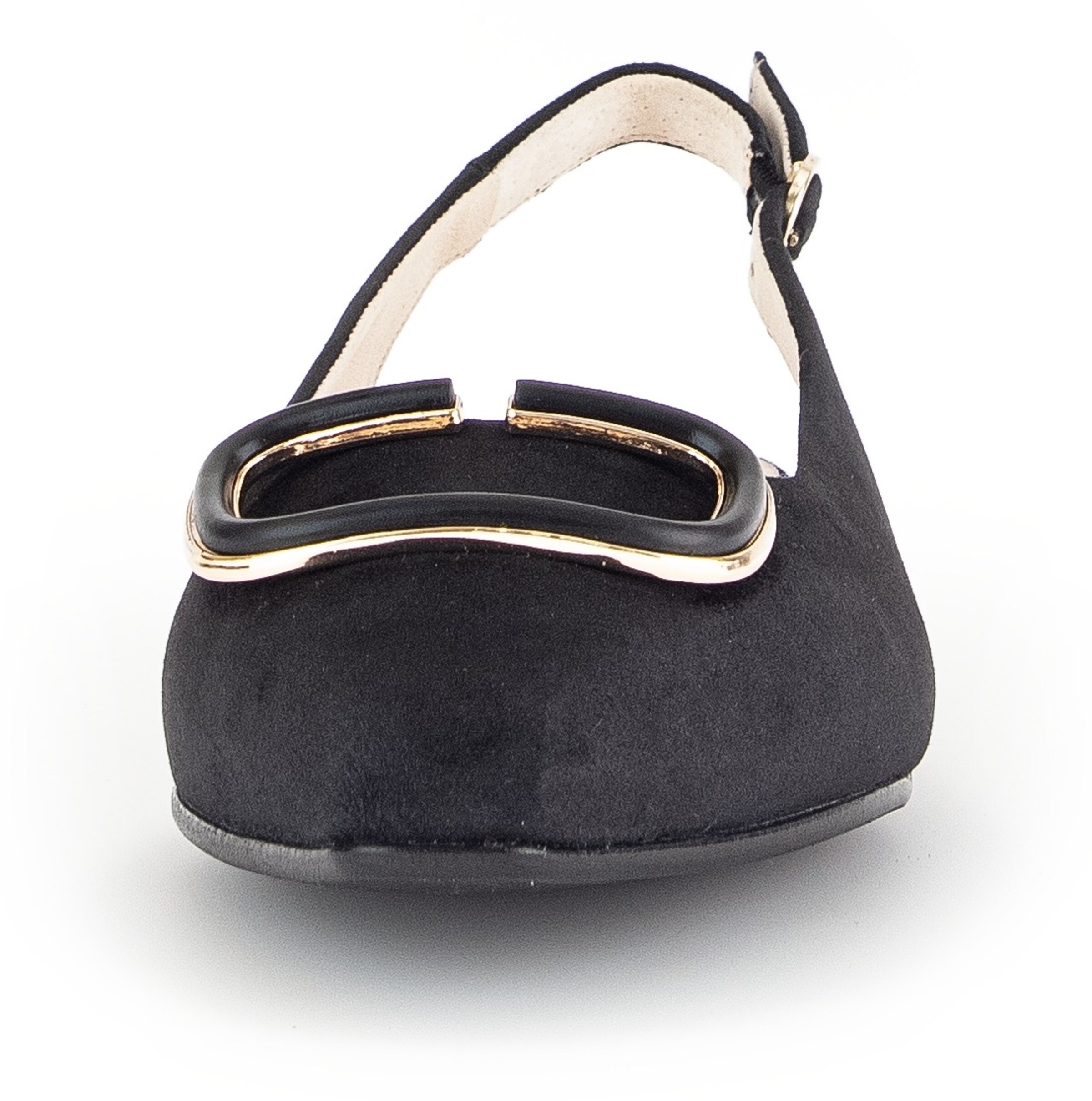 GABOR Ballerina met riempjes in Zwart