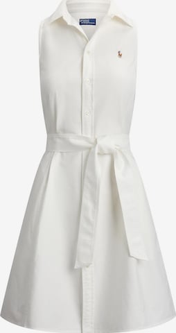 Robe-chemise Polo Ralph Lauren en blanc : devant