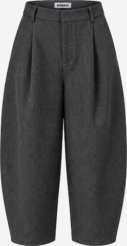 Barrel Pantalon KAVAZI en gris : devant