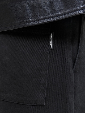 JACK & JONES Широкий Брюки со складками 'JPSTBILL RHINE' в Черный
