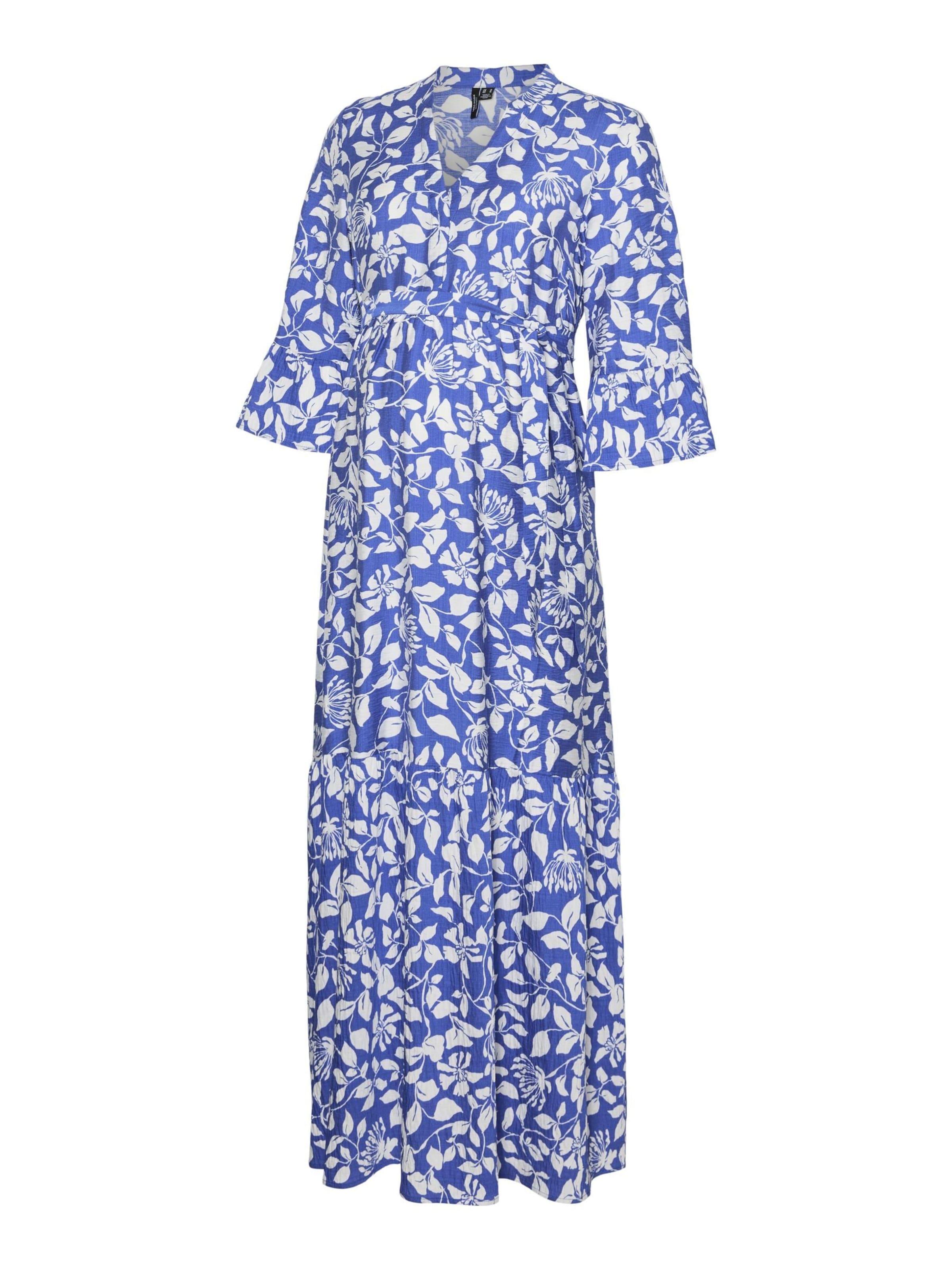 Vero Moda Maternity - Vestido 'MVERA' en azul: frente