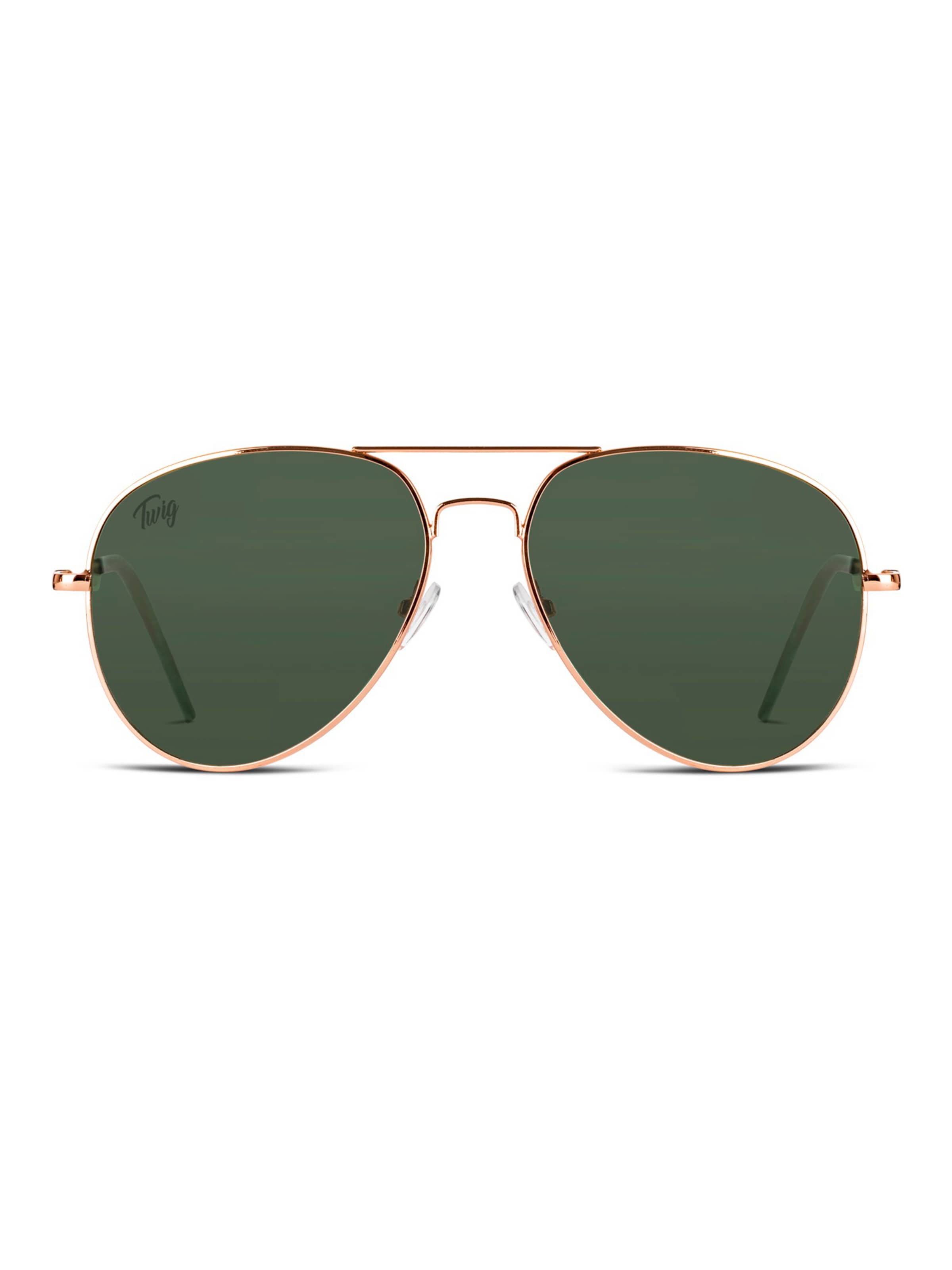 Occhiali da sole 'Pennac' di TWIG Concept Milano in verde