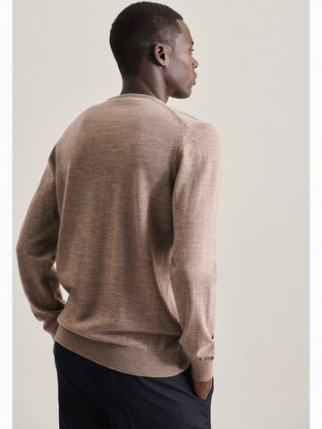 SEIDENSTICKER Pullover 'Schwarzer Rose' in Beige
