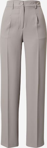 Noisy may Loose fit Pleat-front trousers 'Drewie' in Grey: front