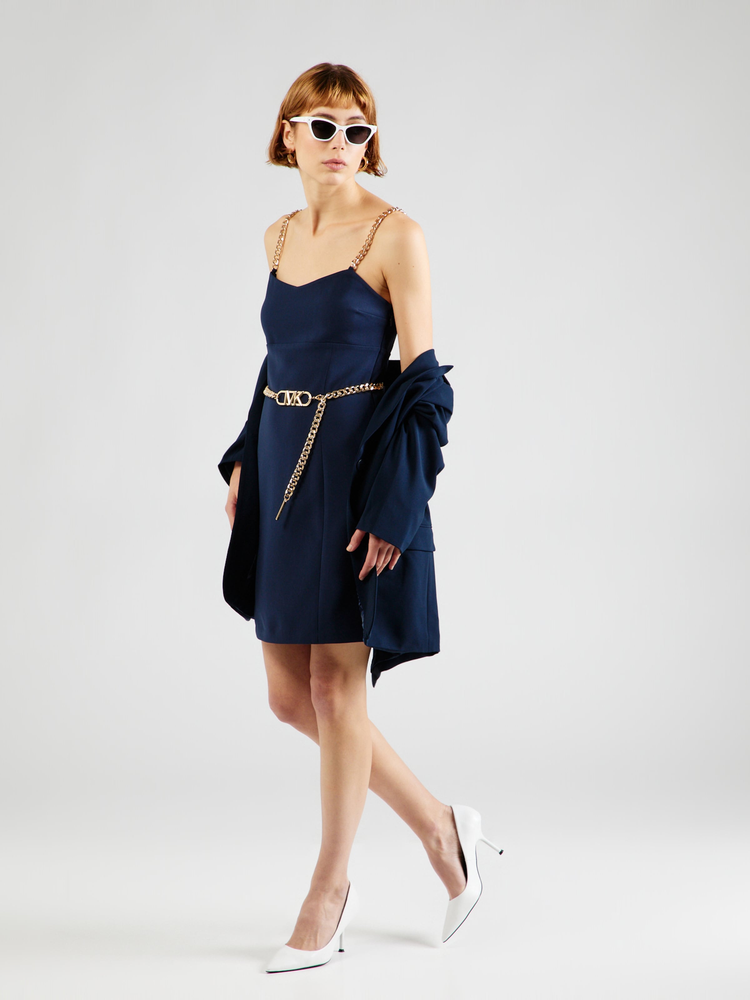 Michael kors hotsell navy blue dress