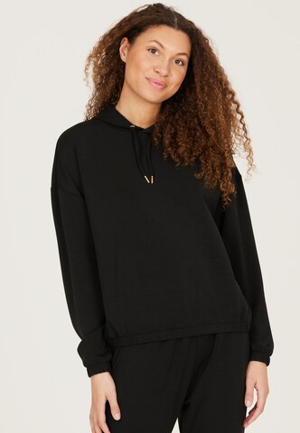 Athlecia Sportief sweatshirt 'Namier' in Zwart: voorkant