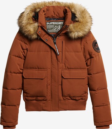 Veste d’hiver Superdry en orange : devant