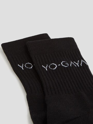 YO-GAYA Sportsokken 'Socks' in Zwart