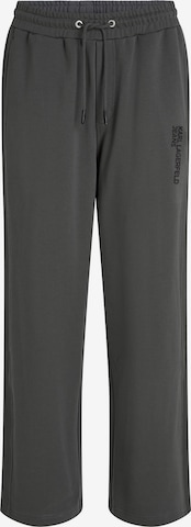 pilka KARL LAGERFELD JEANS Laisvas Kelnės: priekis