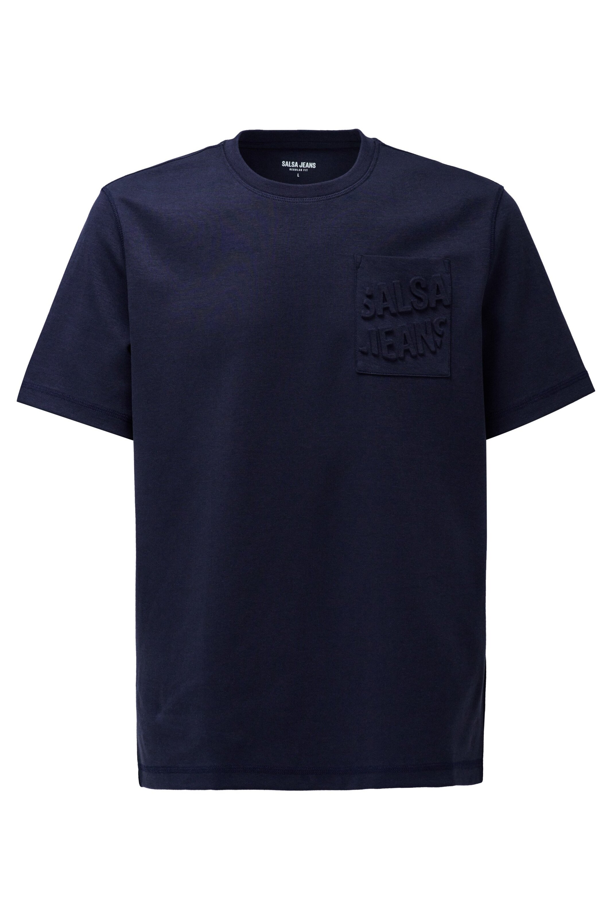T-Shirt Salsa Jeans en bleu : devant