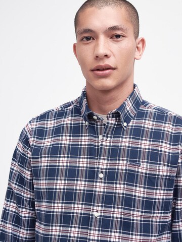 Barbour Regular fit Button Up Shirt 'Langton' in Blue