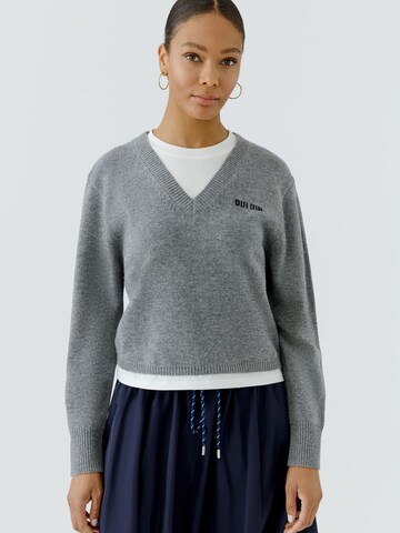 OUI Pullover in Grau: Vorderseite