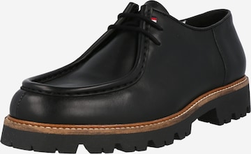 TOMMY HILFIGER Lace-Up Shoes in Black: front