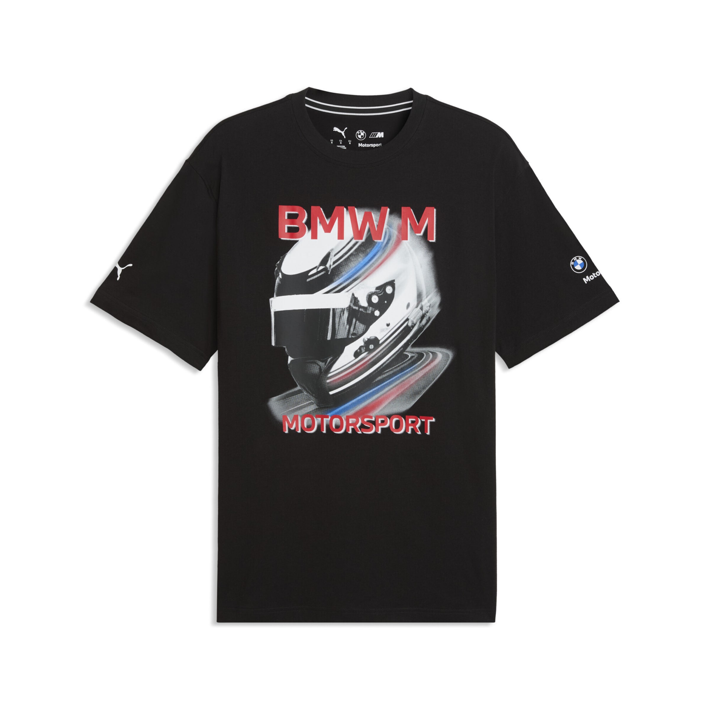 PUMA Functioneel shirt 'Puma x BMW M Motorsport' in Zwart: voorkant