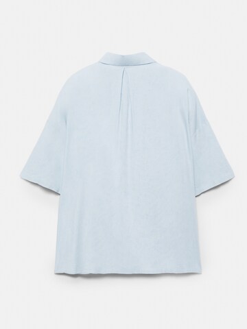 Pull&Bear Bluse in Blau
