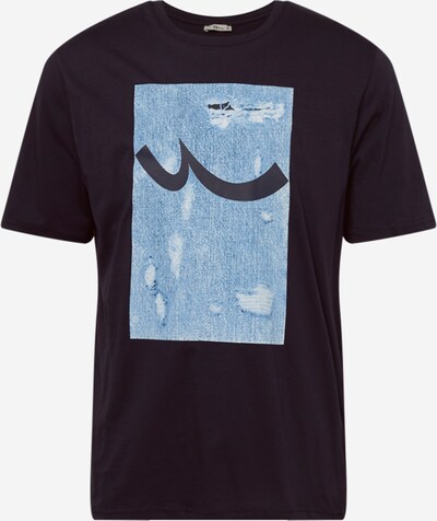 LTB T-shirt 'Gisada' i ljusblå / mörkblå / vit, Produktvy
