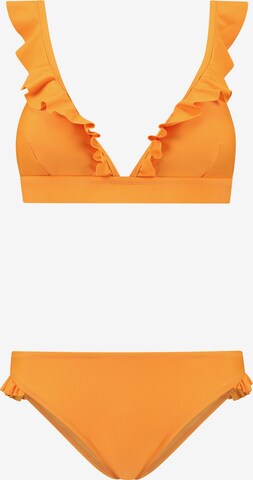 oranžinė Shiwi Trikampė Bikinis 'Bobby': priekis