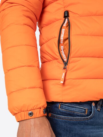 Superdry Between-Season Jacket 'Fuji' in Orange