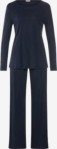 Hanro Pajama 'Pilar' in Blue: front