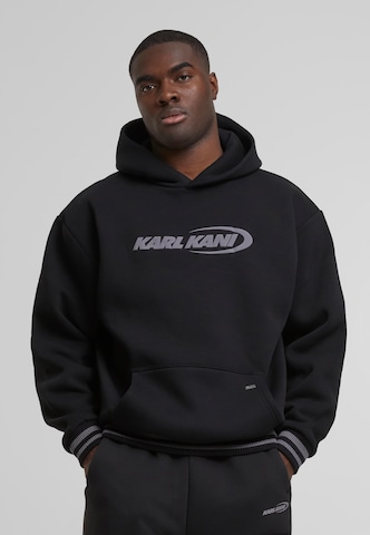 Felpa 'Ellipse' di Karl Kani in nero: frontale