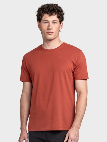 Schöffel Functioneel shirt 'Buchberg' in Rood: voorkant