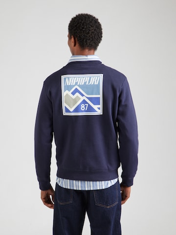 NAPAPIJRI Sweatshirt 'B-GUIDE' in Blue: front
