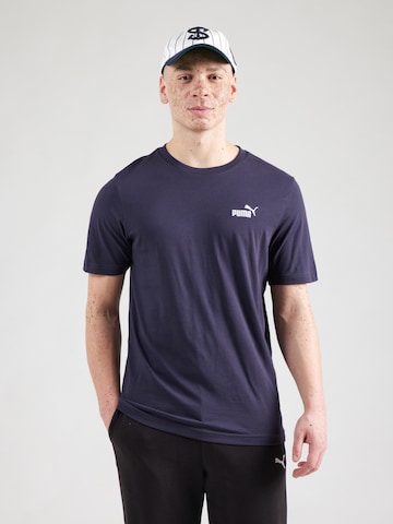 PUMA Функциональная футболка 'Ess No. 1' в Синий: спереди