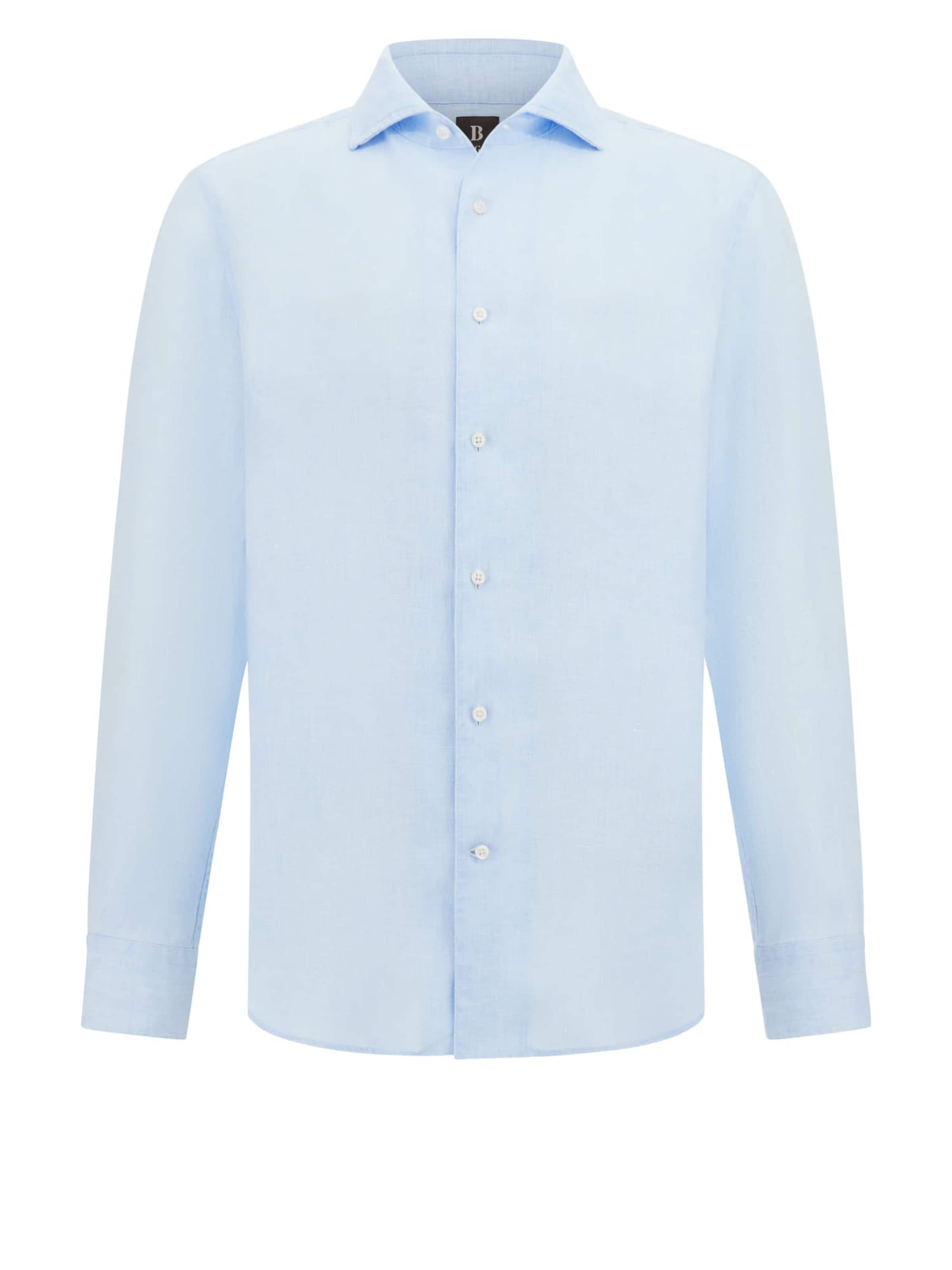 Regular fit Cămașă de la Boggi Milano pe albastru: față