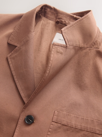 Coupe regular Veste de costume Next en marron
