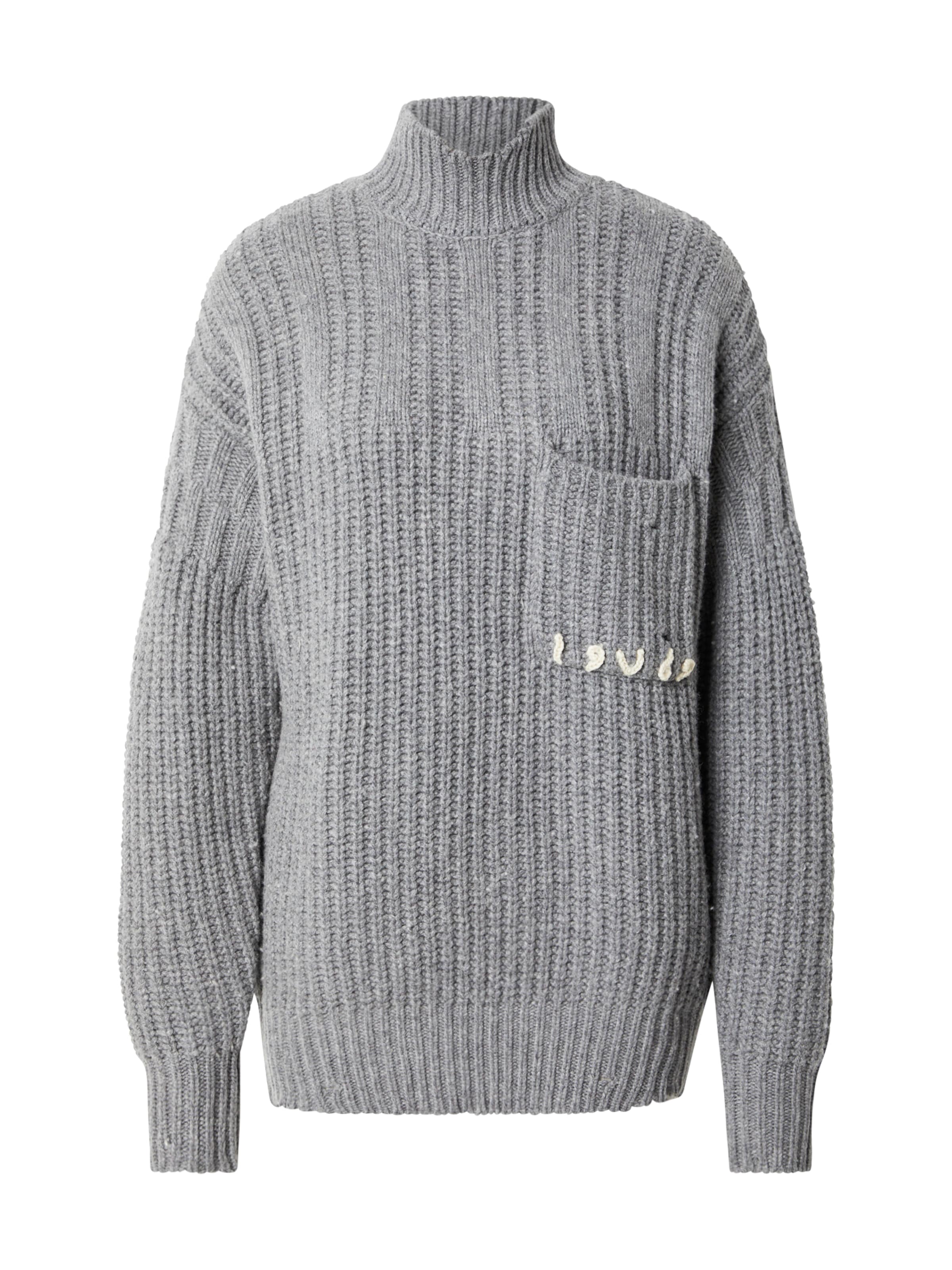 19V69 ITALIA Πουλόβερ 'Rosanna' σε γκρι: μπροστά