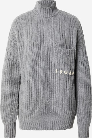 Pull-over 'Rosanna' 19V69 ITALIA en gris : devant
