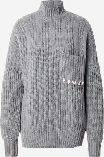 Megztinis 'Rosanna' iš 19V69 ITALIA, spalva – margai pilka / balta, Prekių apžvalga