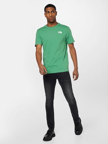 THE NORTH FACE - Regular Fit Camisa funcionais 'Redbox' em verde