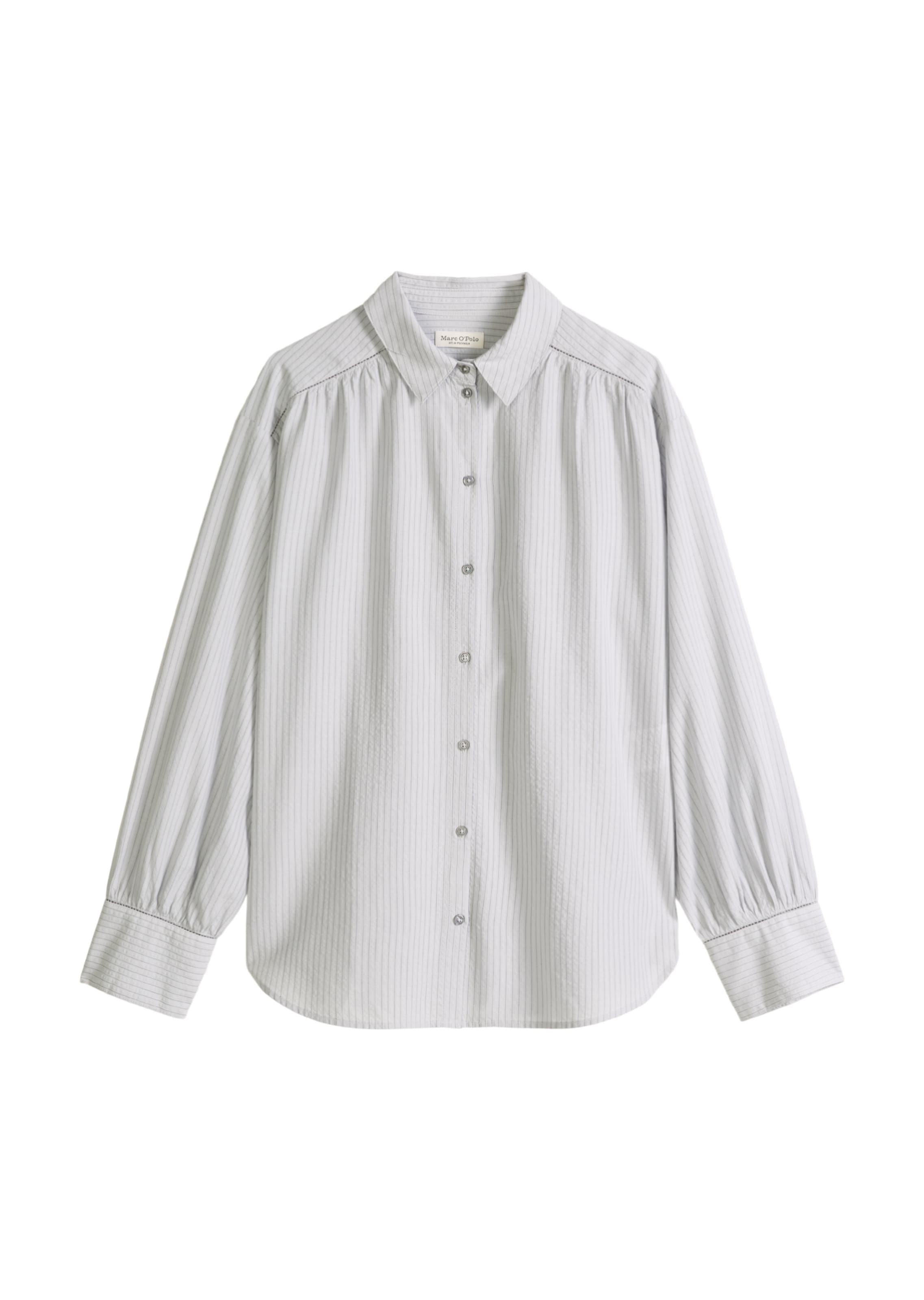 Marc O'Polo Bluse in Grau: Vorderseite
