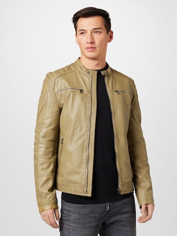 Goosecraft Between-season jacket in Brown: front