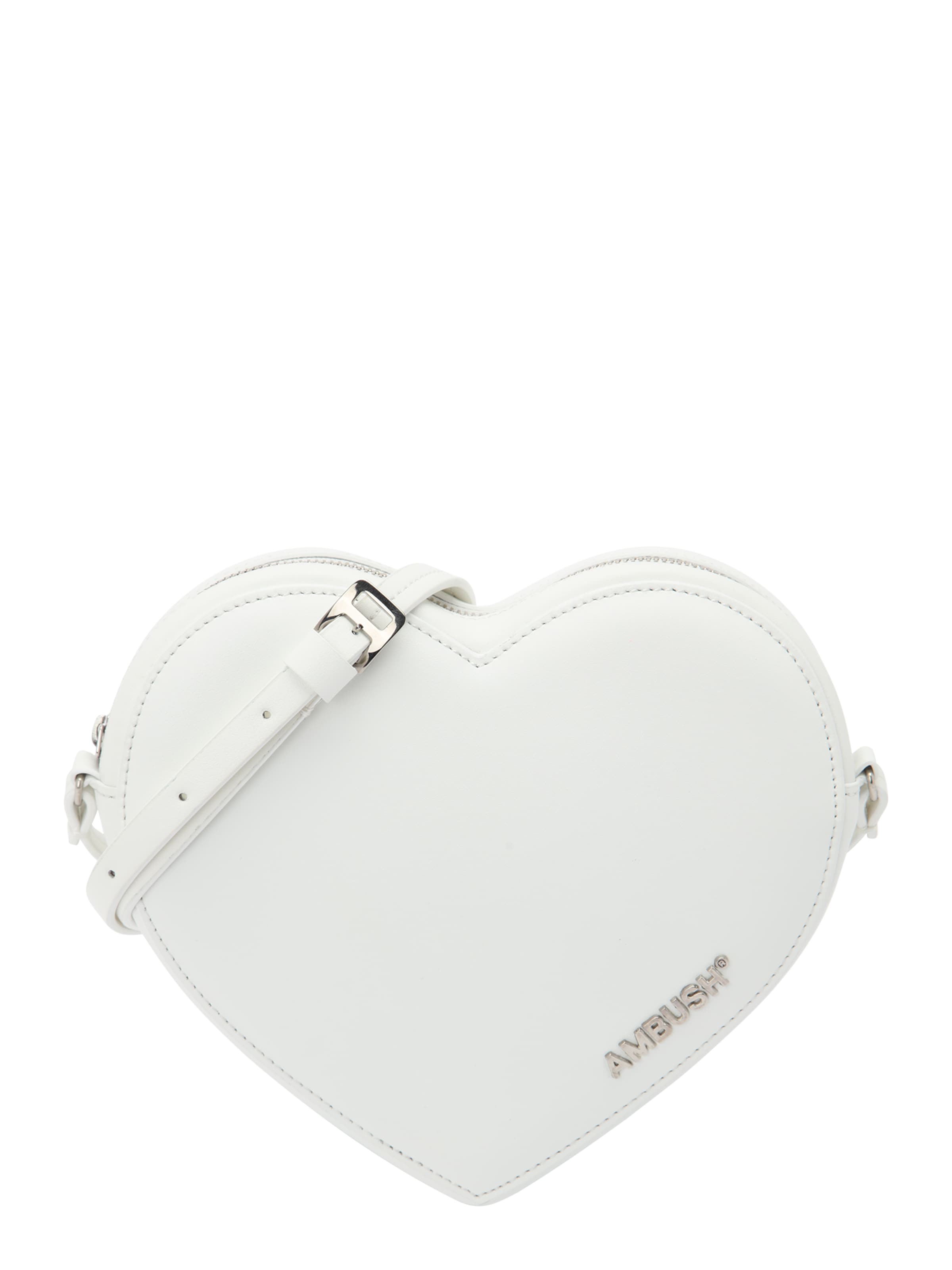 AMBUSH Crossbody bag in White: front