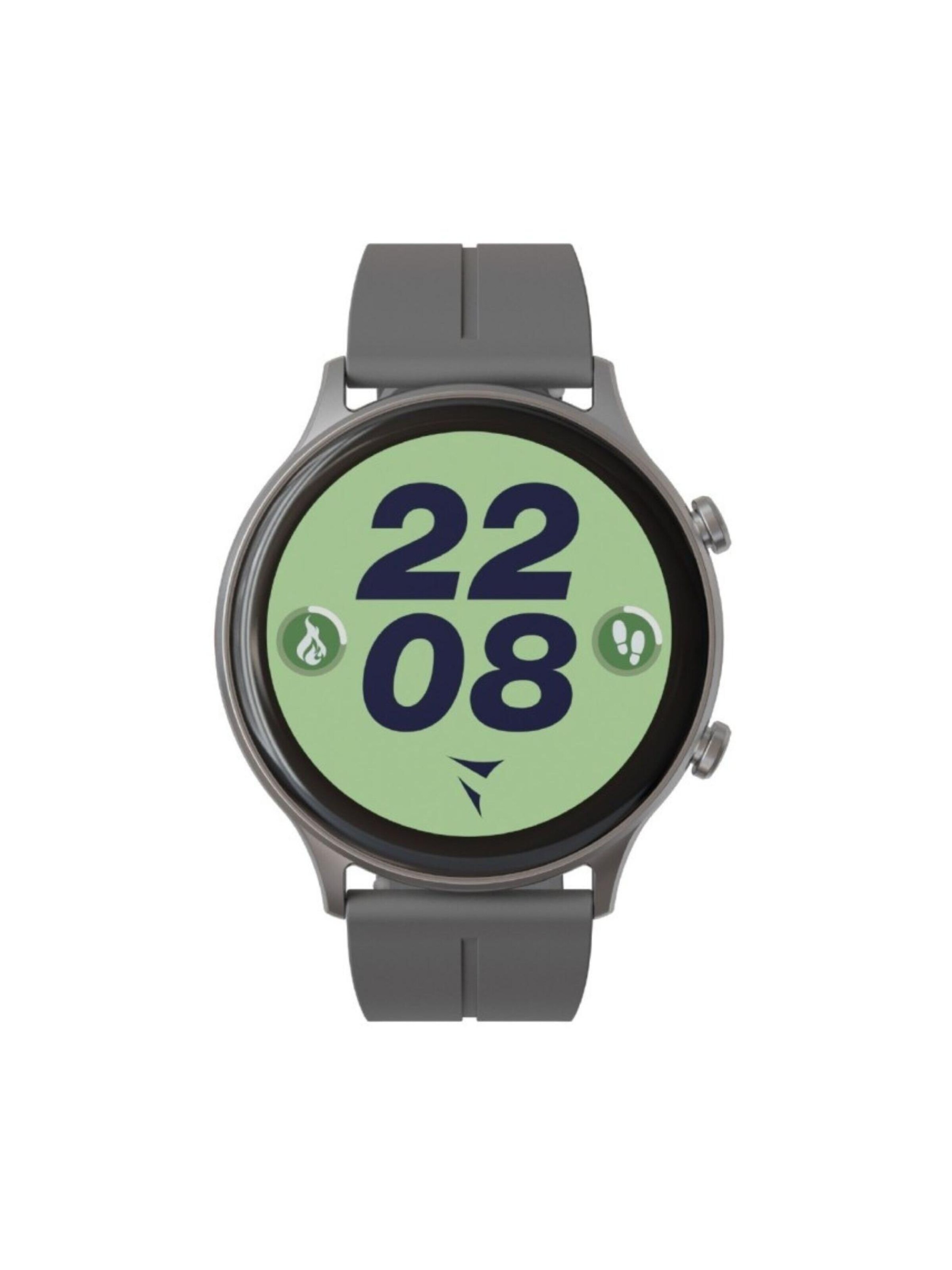 Techmade Digital Watch 'Dynamic 2 Smartwatch - Bundle mit Kopfhörern' in Grey