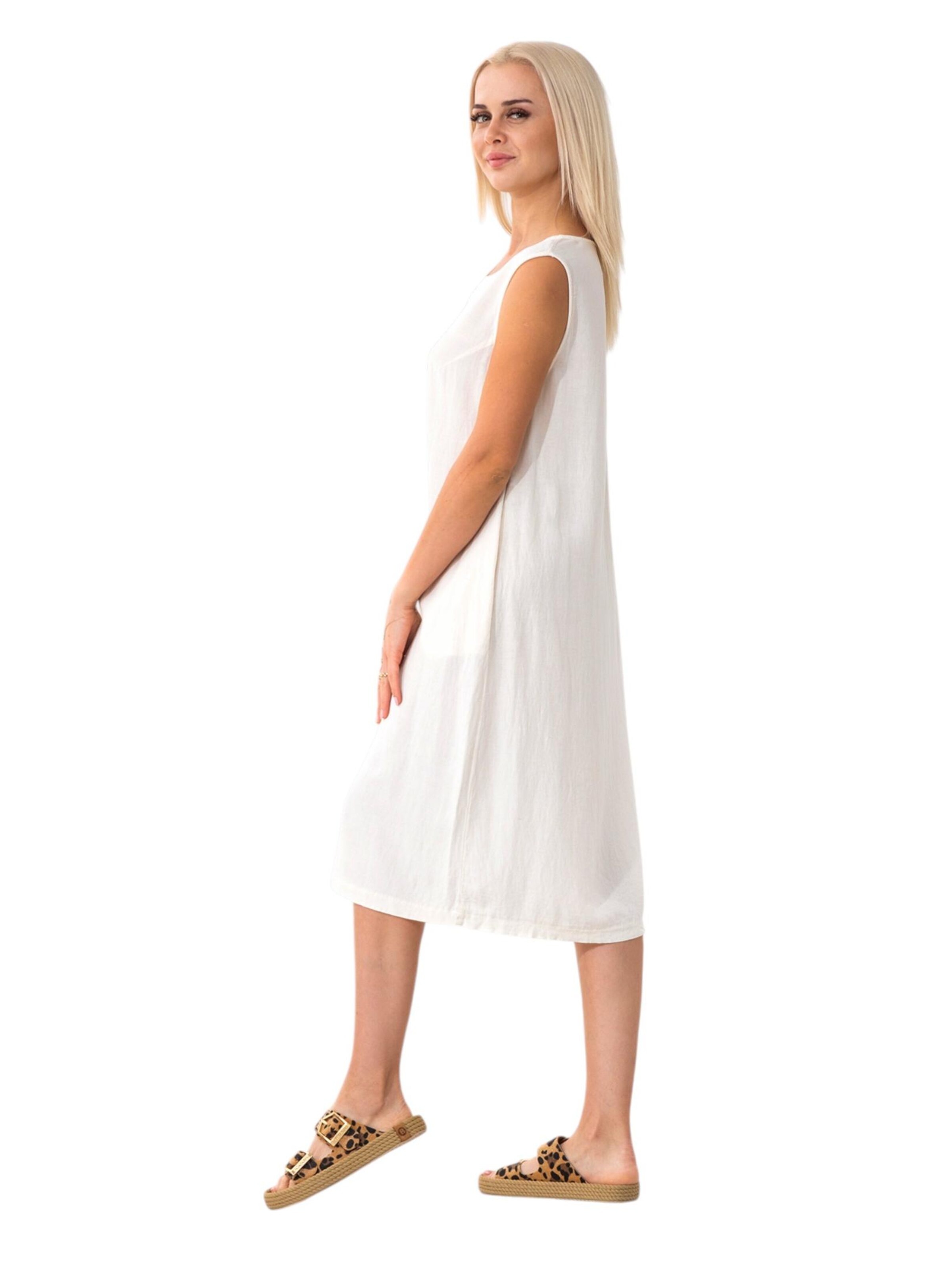 Robe d’été 'ELA' WENOR en blanc
