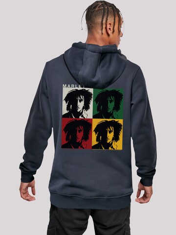 F4NT4STIC Sweatshirt 'Bob Marley' in Blue: front