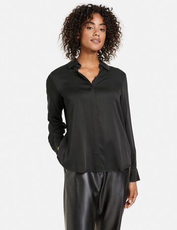 TAIFUN Blouse in Zwart: voorkant